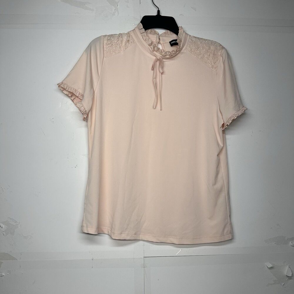 karl lagerfeld Woman’s Blouse Light Pink Size Medium